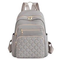 Lightweight Water-Resistant Nylon Backpack For Women - Ideal For School And Travel