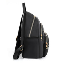 Lightweight Water-Resistant Nylon Backpack For Women - Ideal For School And Travel