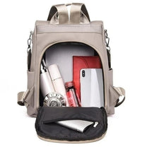 Lightweight Water-Resistant Nylon Backpack For Women - Versatile Carrying Options