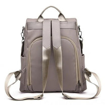 Lightweight Water-Resistant Nylon Backpack For Women - Versatile Carrying Options