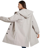 Lightweight Waterproof Hooded Rain Jacket for Women