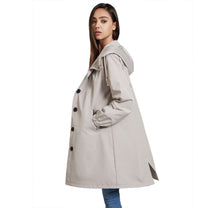 Lightweight Waterproof Hooded Rain Jacket for Women
