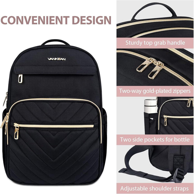 Lightweight Waterproof Laptop Backpack With USB Port For 15.6 Inch Devices