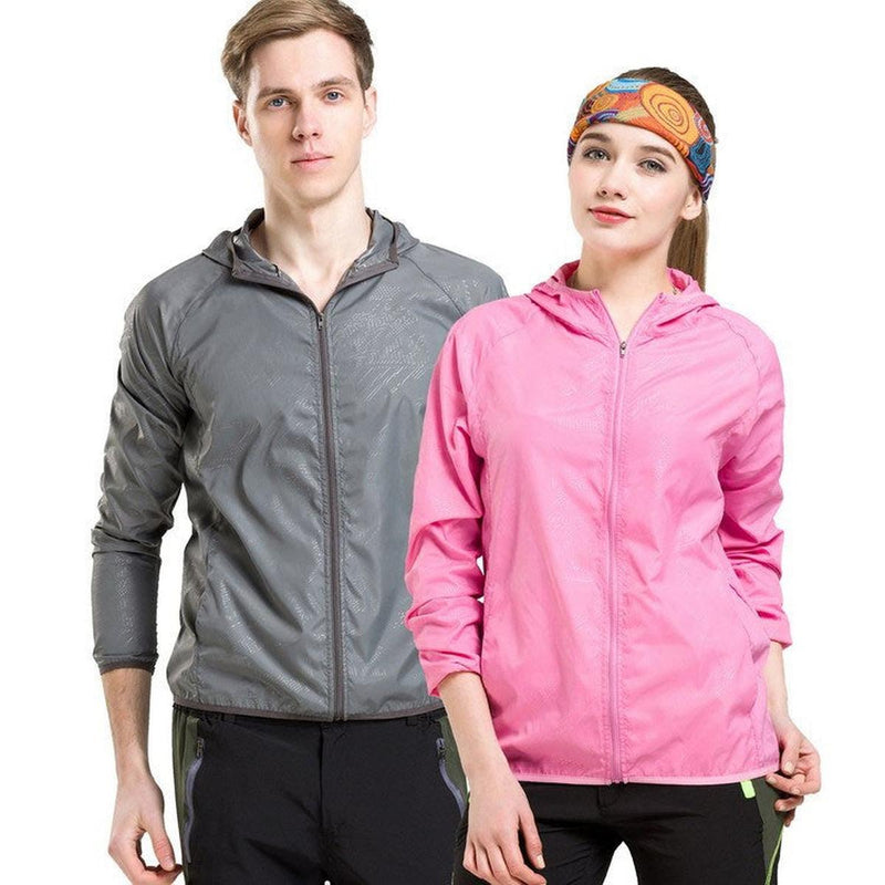 Lightweight Waterproof Rain Jacket With UPF 50+ Sun Protection