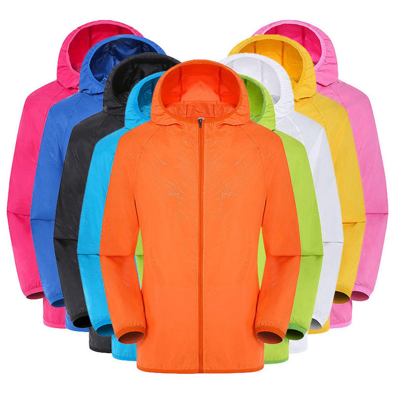 Lightweight Waterproof Rain Jacket With UPF 50+ Sun Protection
