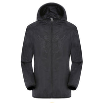 Lightweight Waterproof Rain Jacket With UPF 50+ Sun Protection