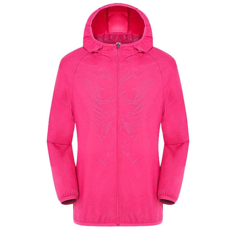Lightweight Waterproof Rain Jacket With UPF 50+ Sun Protection