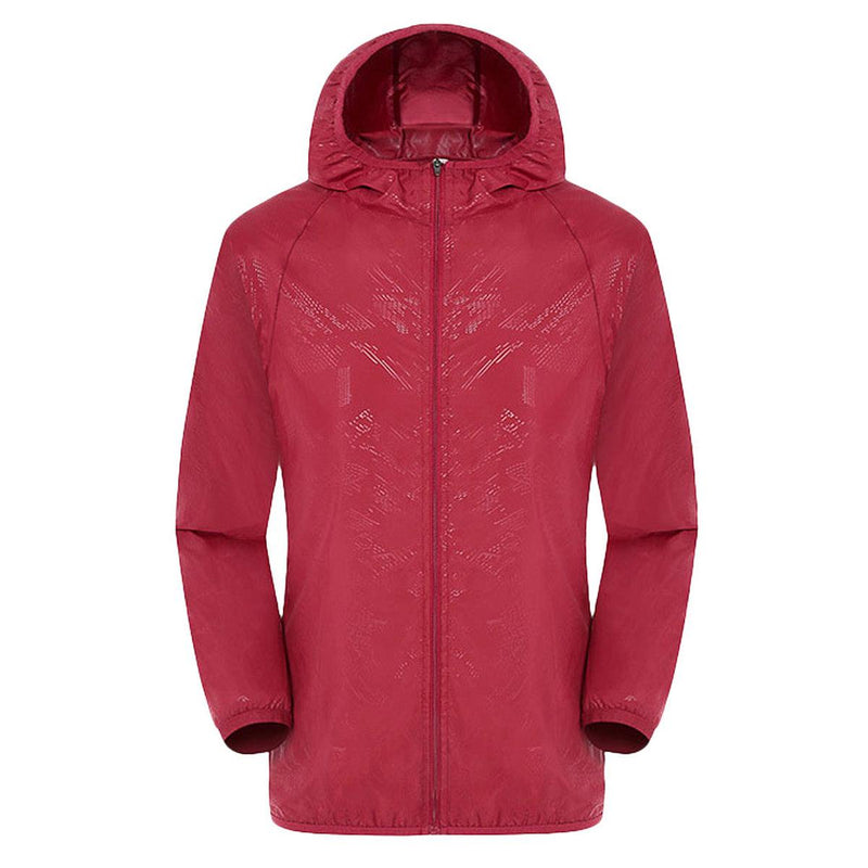 Lightweight Waterproof Rain Jacket With UPF 50+ Sun Protection
