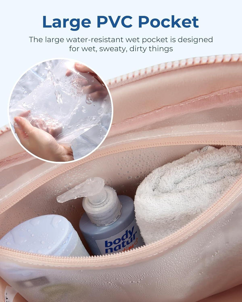 Lightweight Waterproof Sports Duffel Bag With Wet Pocket For Women