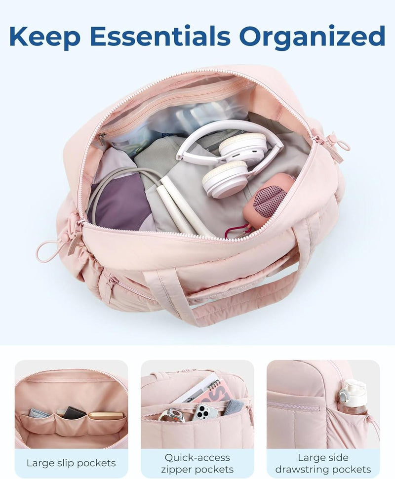 Lightweight Waterproof Sports Duffel Bag With Wet Pocket For Women
