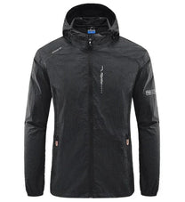 Lightweight Wind And Sun Resistant Hooded Summer Jacket For Men