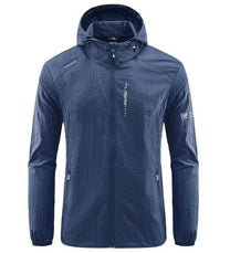Lightweight Wind And Sun Resistant Hooded Summer Jacket For Men