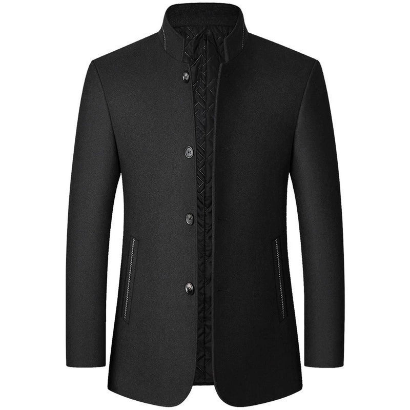 Lightweight Wool Trench Coat For Men