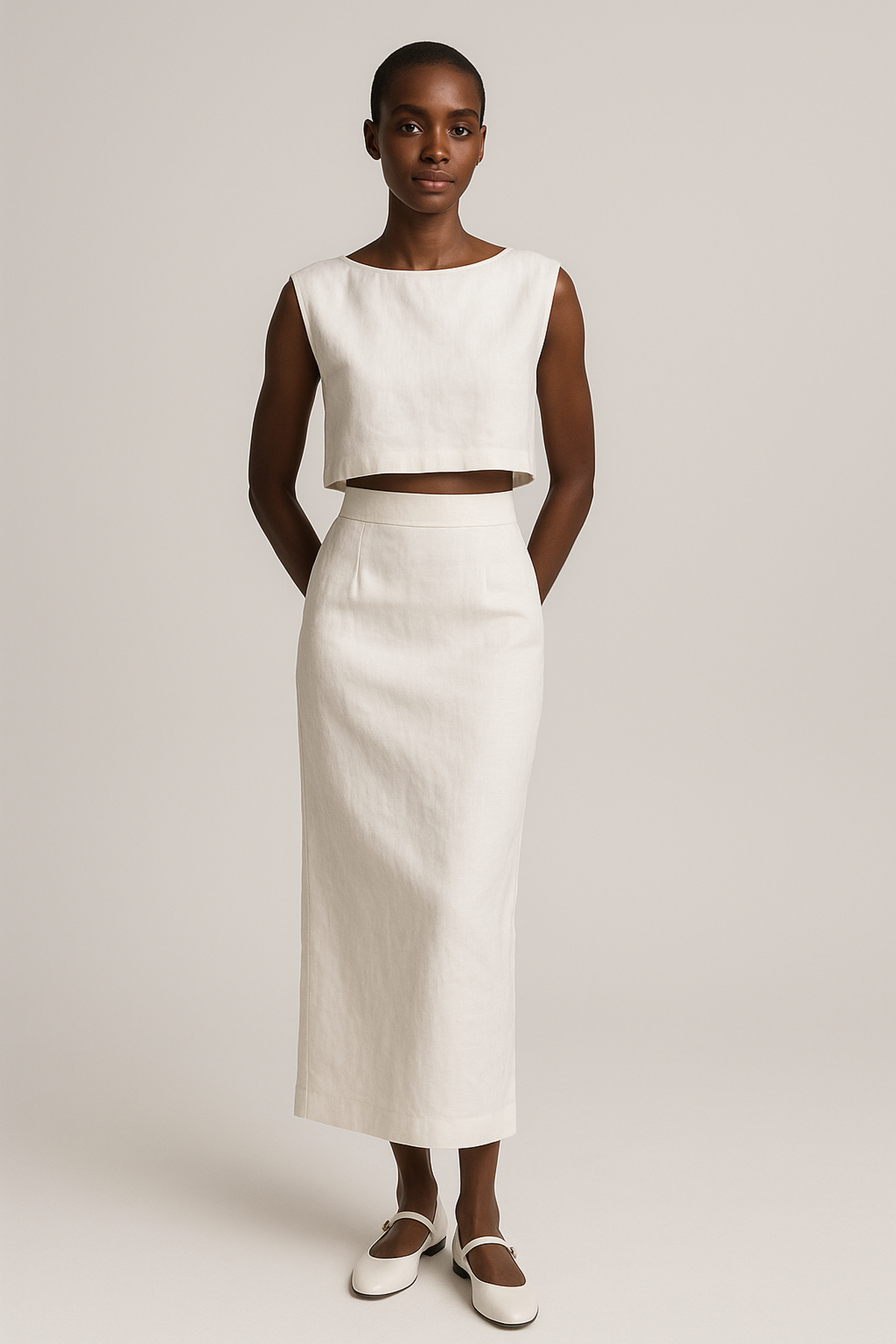 Linen Cotton Two-Piece Set