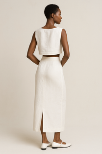 Linen Cotton Two-Piece Set