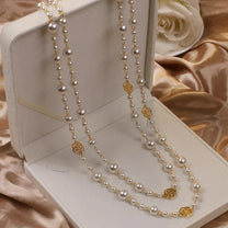 Long Freshwater Pearl Necklace Adjustable Length