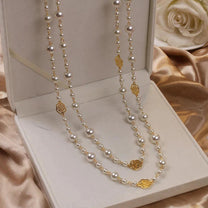 Long Freshwater Pearl Necklace Adjustable Length