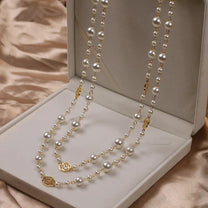 Long Freshwater Pearl Necklace Adjustable Length