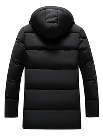 Long Hooded Quilted Winter Coat