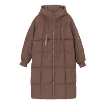 Long Hooded Winter Parka Jacket