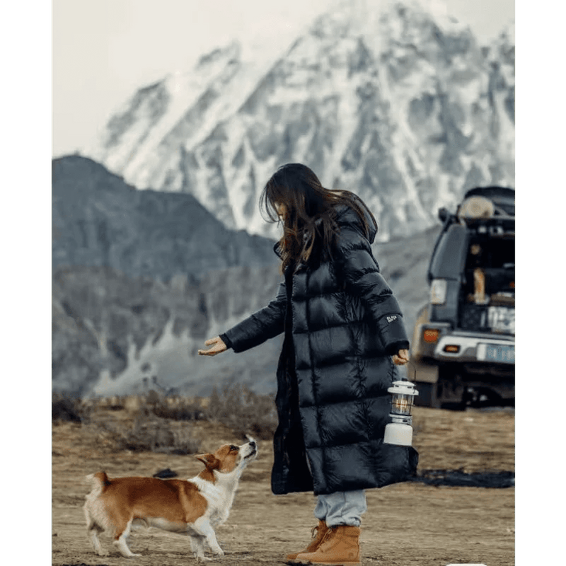 Long Padded Winter Coat For Women