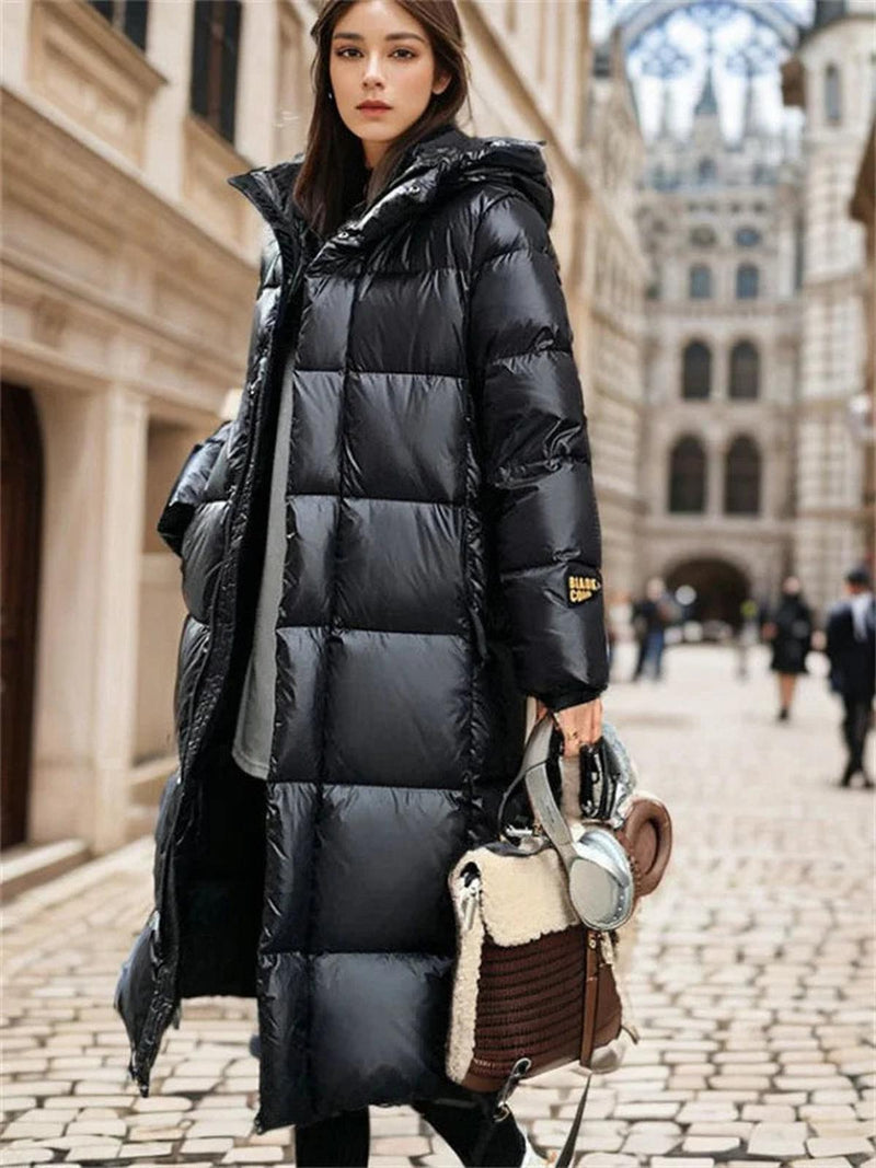Long Padded Winter Coat For Women