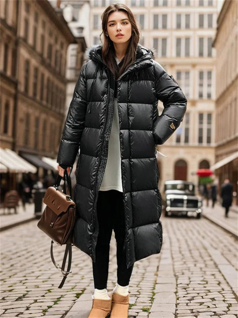 Long Padded Winter Coat For Women