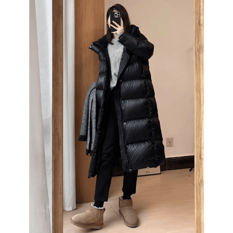 Long Padded Winter Coat For Women