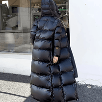 Long Padded Winter Coat For Women