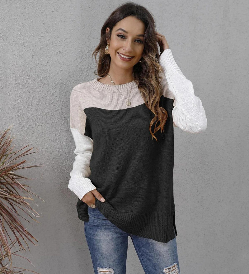 Long Sleeve V-Neck Sweater for Women