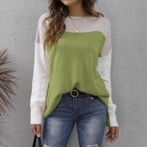 Long Sleeve V-Neck Sweater for Women