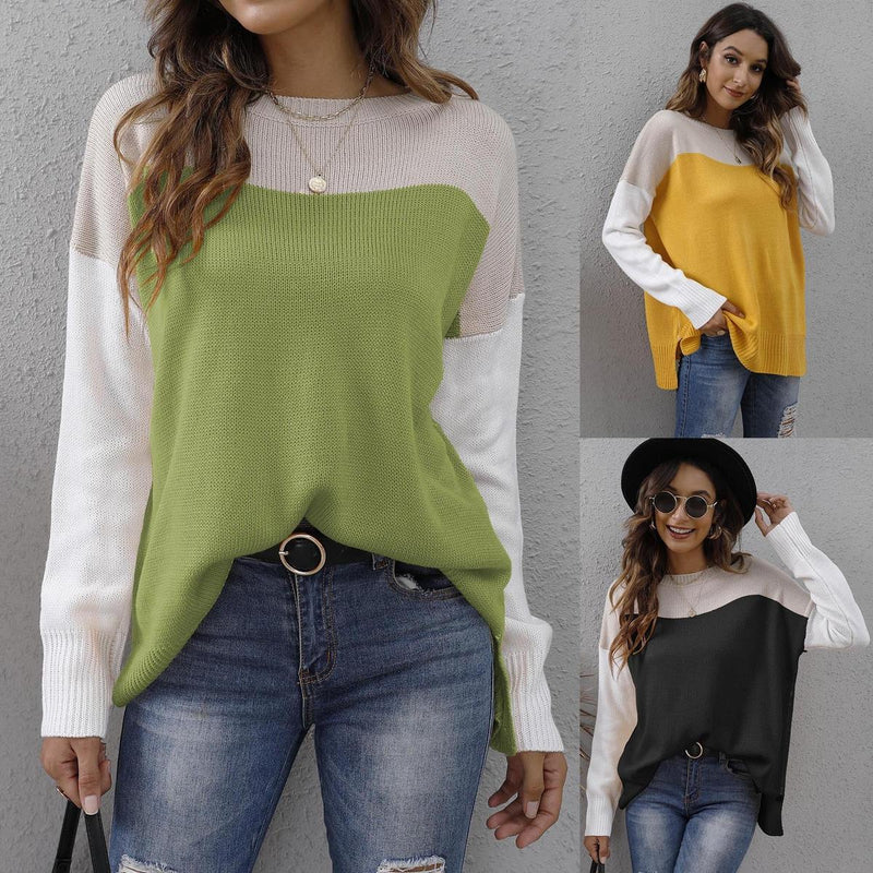 Long Sleeve V-Neck Sweater for Women