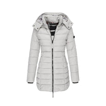 Long Warm Winter Coat With Faux Fur Collar