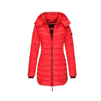 Long Warm Winter Coat With Faux Fur Collar