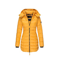 Long Warm Winter Coat With Faux Fur Collar