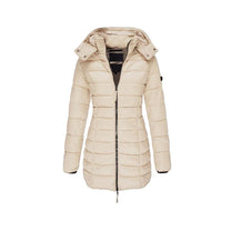 Long Warm Winter Coat With Faux Fur Collar