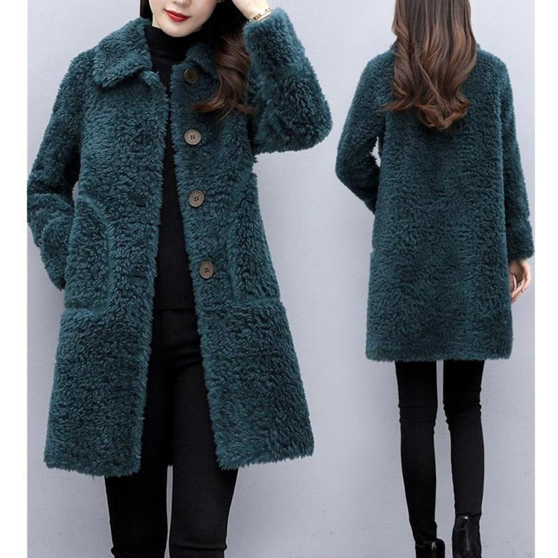 Long Women&#39;s Jacket For Cold Weather