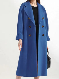 Long Women&#39;s Jacket With Elegant Design