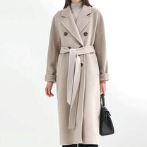 Long Women&#39;s Jacket With Elegant Design