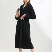 Long Women&#39;s Jacket With Elegant Design