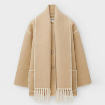 Long Wool Coat For Women - Elegant Autumn Outerwear
