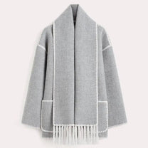 Long Wool Coat For Women - Elegant Autumn Outerwear