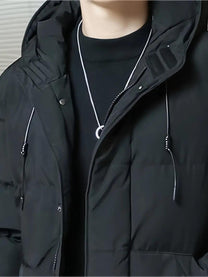 Longline Quilted Insulated Puffer Jacket
