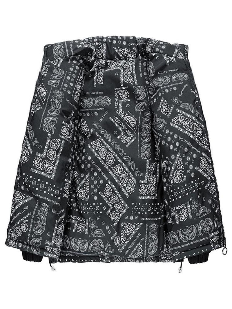 Loose Fit Insulated Puffer Jacket With Stand-Up Collar