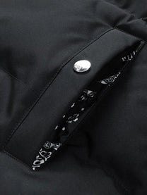 Loose Fit Insulated Puffer Jacket With Stand-Up Collar