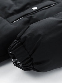 Loose Fit Insulated Puffer Jacket With Stand-Up Collar
