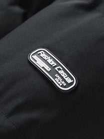 Loose Fit Insulated Puffer Jacket With Stand-Up Collar