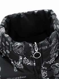Loose Fit Insulated Puffer Jacket With Stand-Up Collar