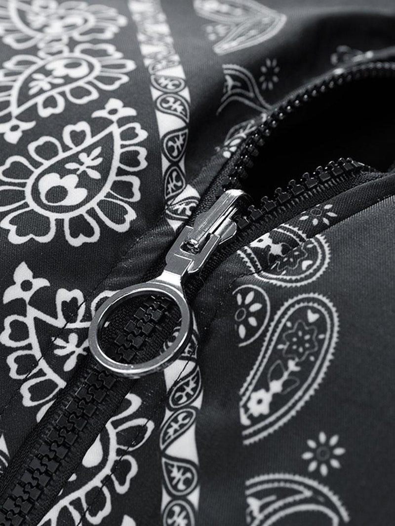 Loose Fit Insulated Puffer Jacket With Stand-Up Collar