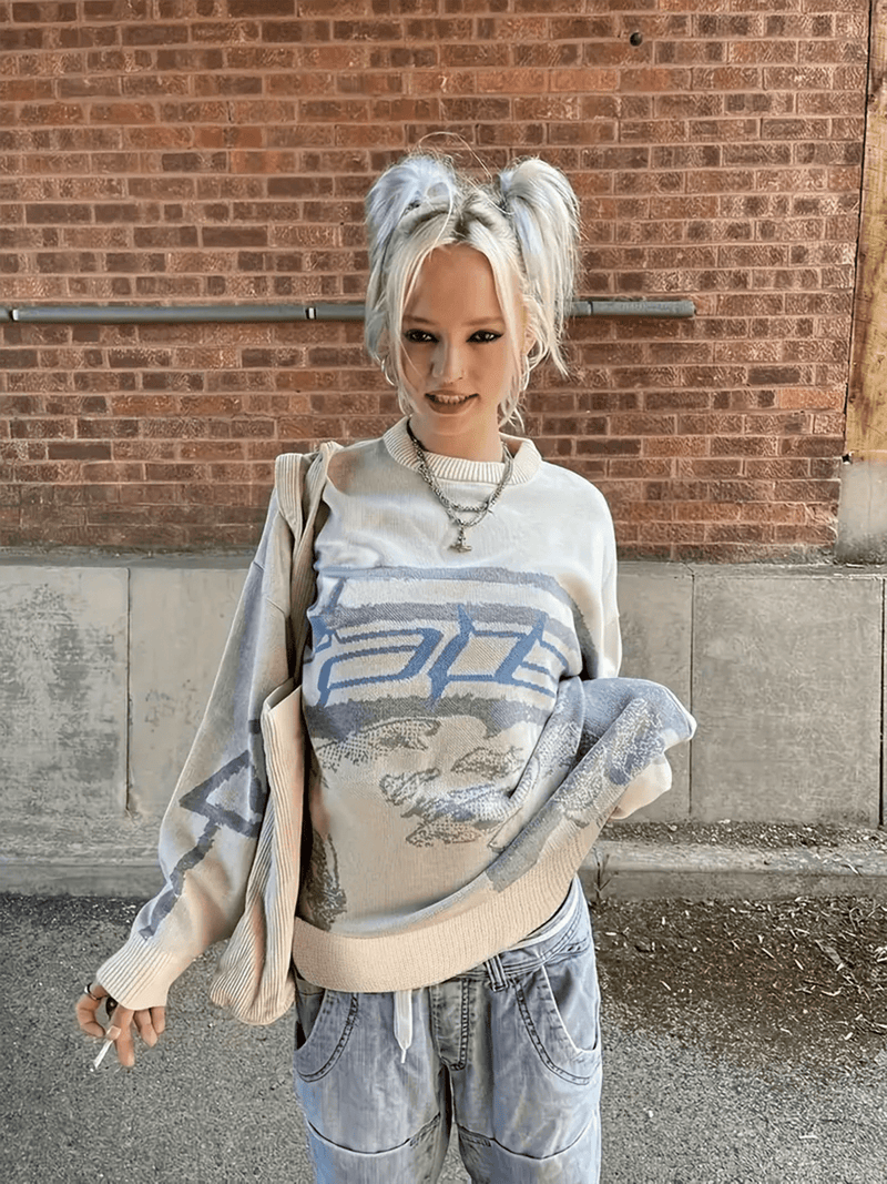 Loose Fit Y2K Sweater